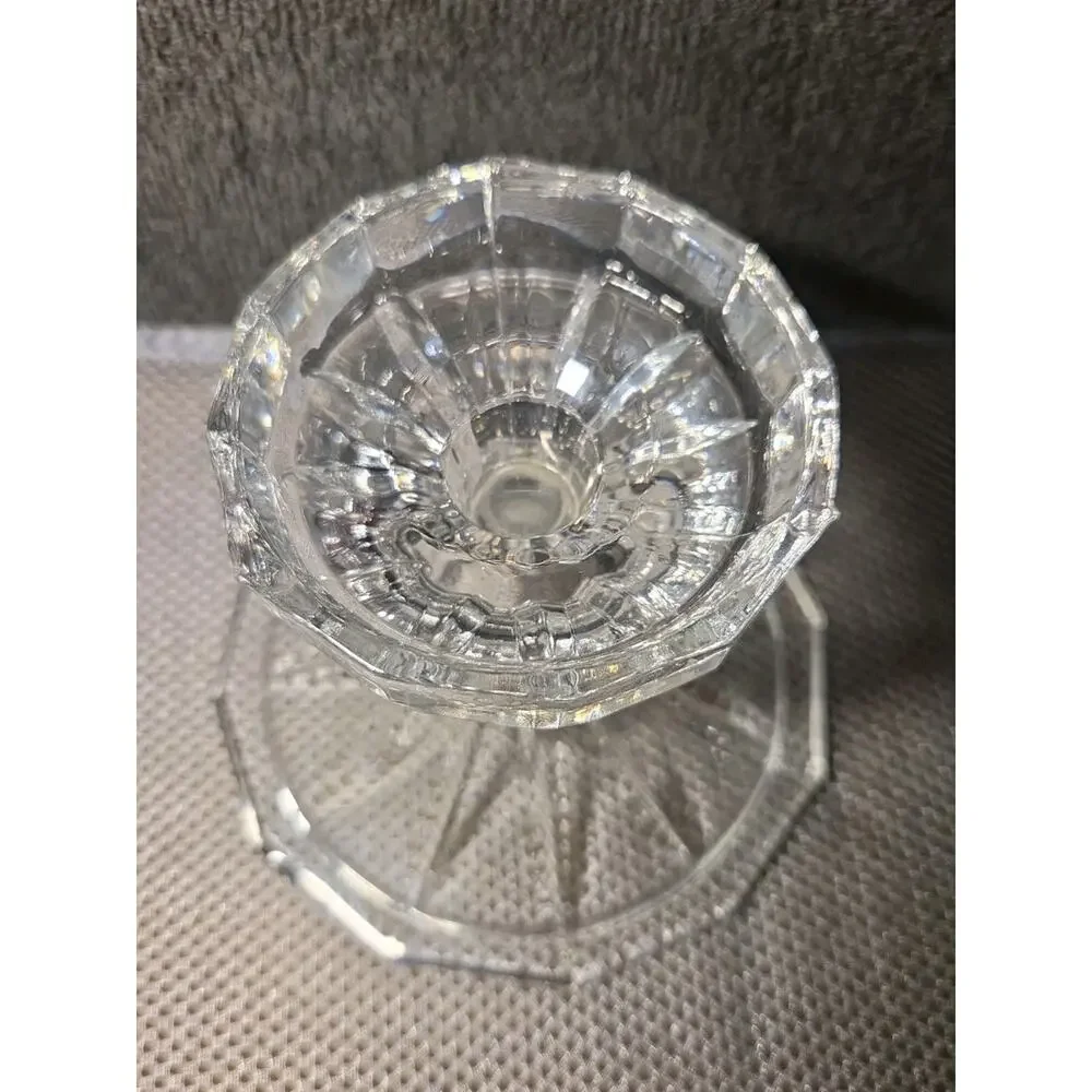 Shannon by Royal Crystal Rock - Vintage 24% Lead Crystal Hurricane Lamp & Globe